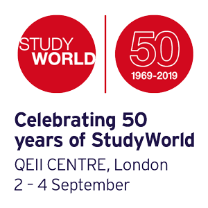 Celebrating 50 years of StudyWorld. Join us on 2 - 4 September 2019 in London.